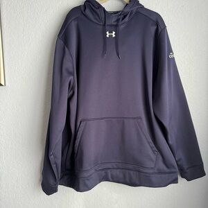 Under Armour Cold Gear Men’s Navy Plus Size Pullover Hoodie